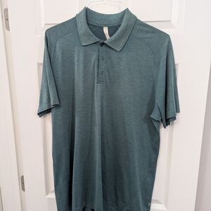 lululemon athletica Teal Polo Shirt